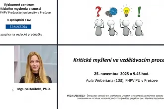 Vedecká prednáška