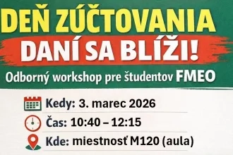 Odborný workshop Deň zúčtovania daní sa blíži