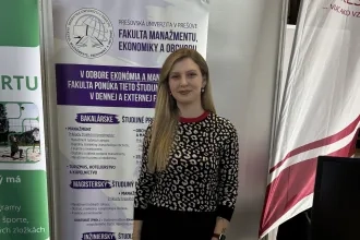 Mgr. Melnyk počas Roadshow Kam na vysokú (v roku 2026)