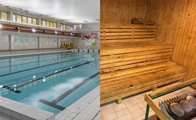 Bazén, sauna