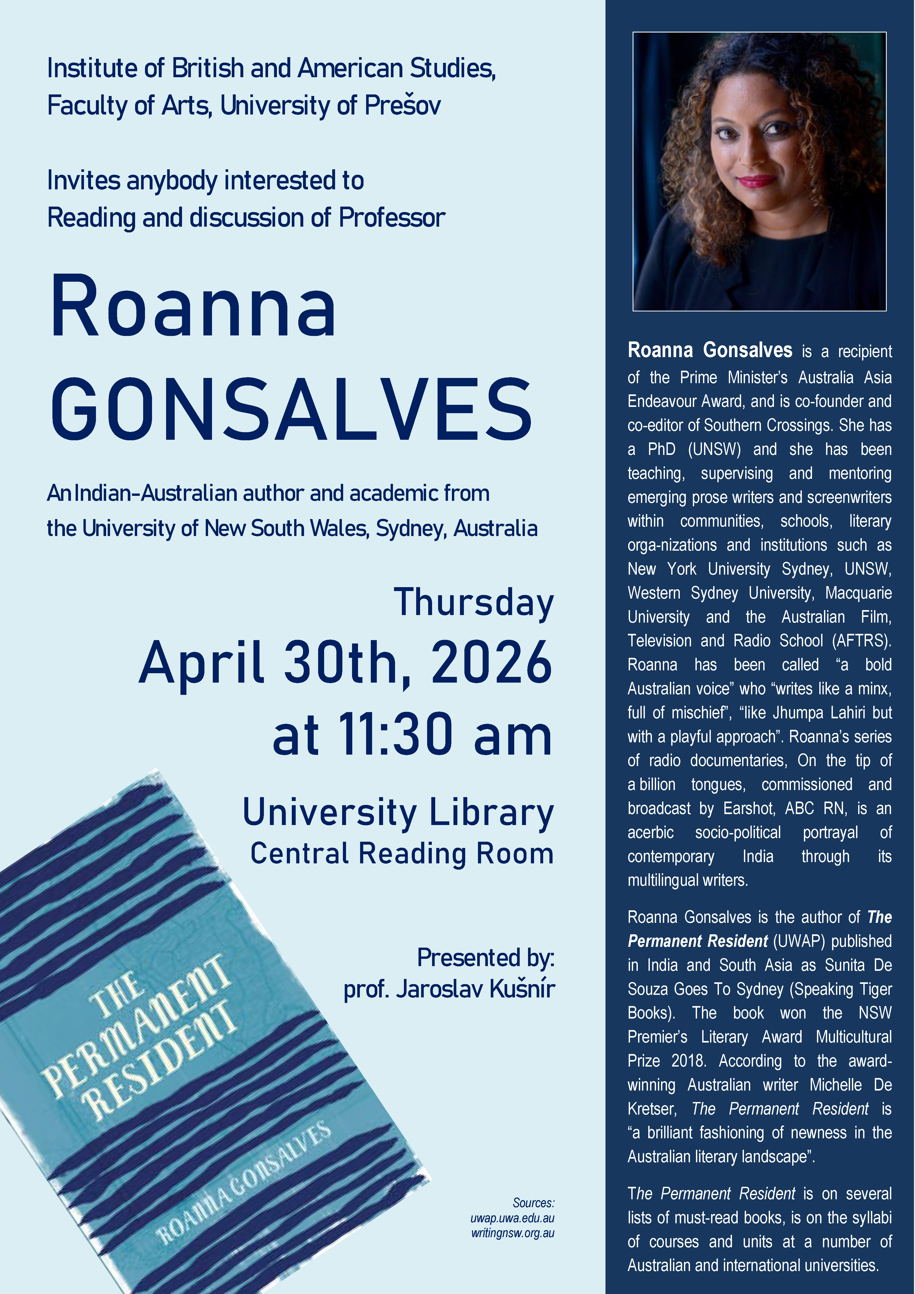 prof. Roanna Gonsalves