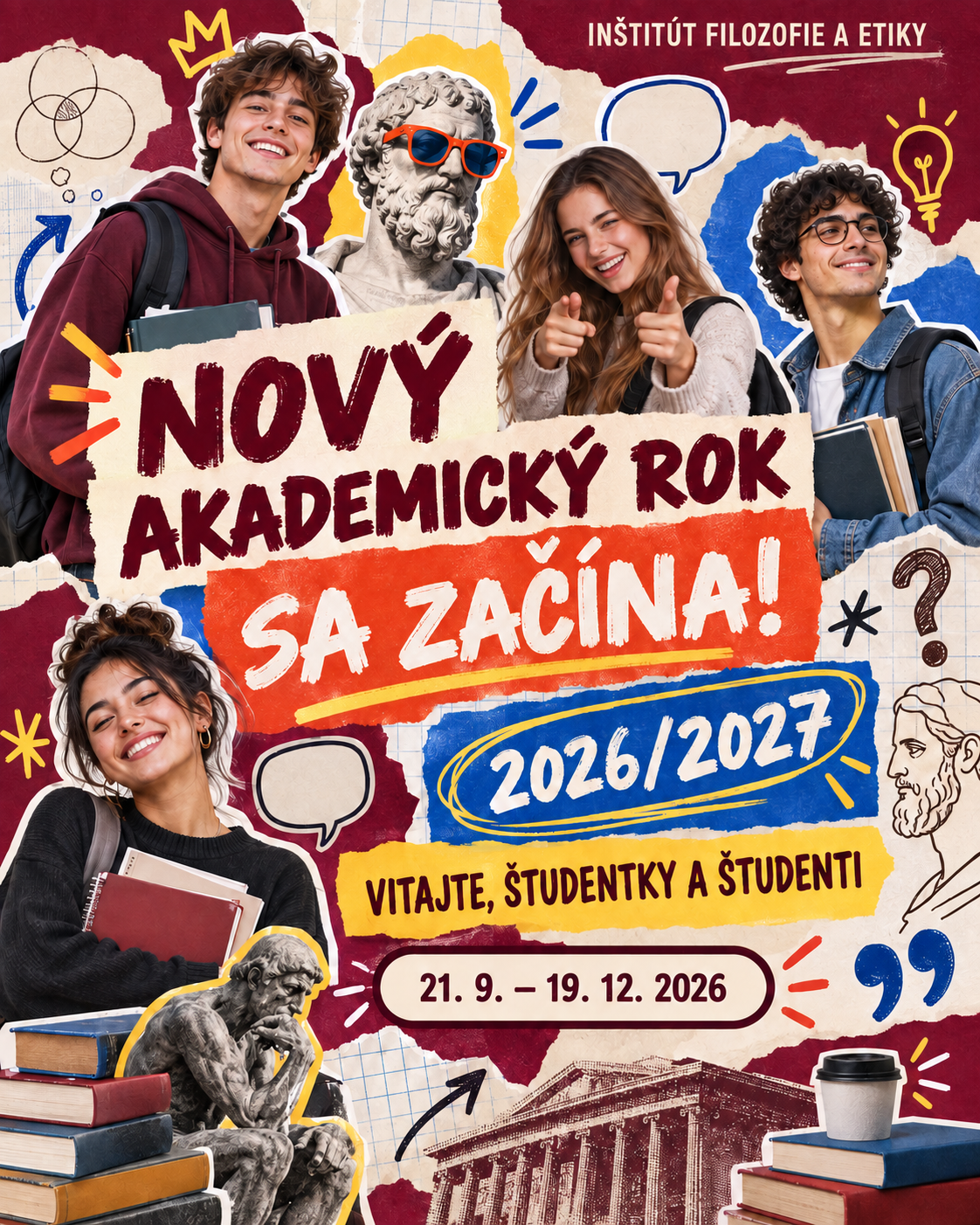 Nový akademický rok 2026/2027 – Inštitút filozofie a etiky