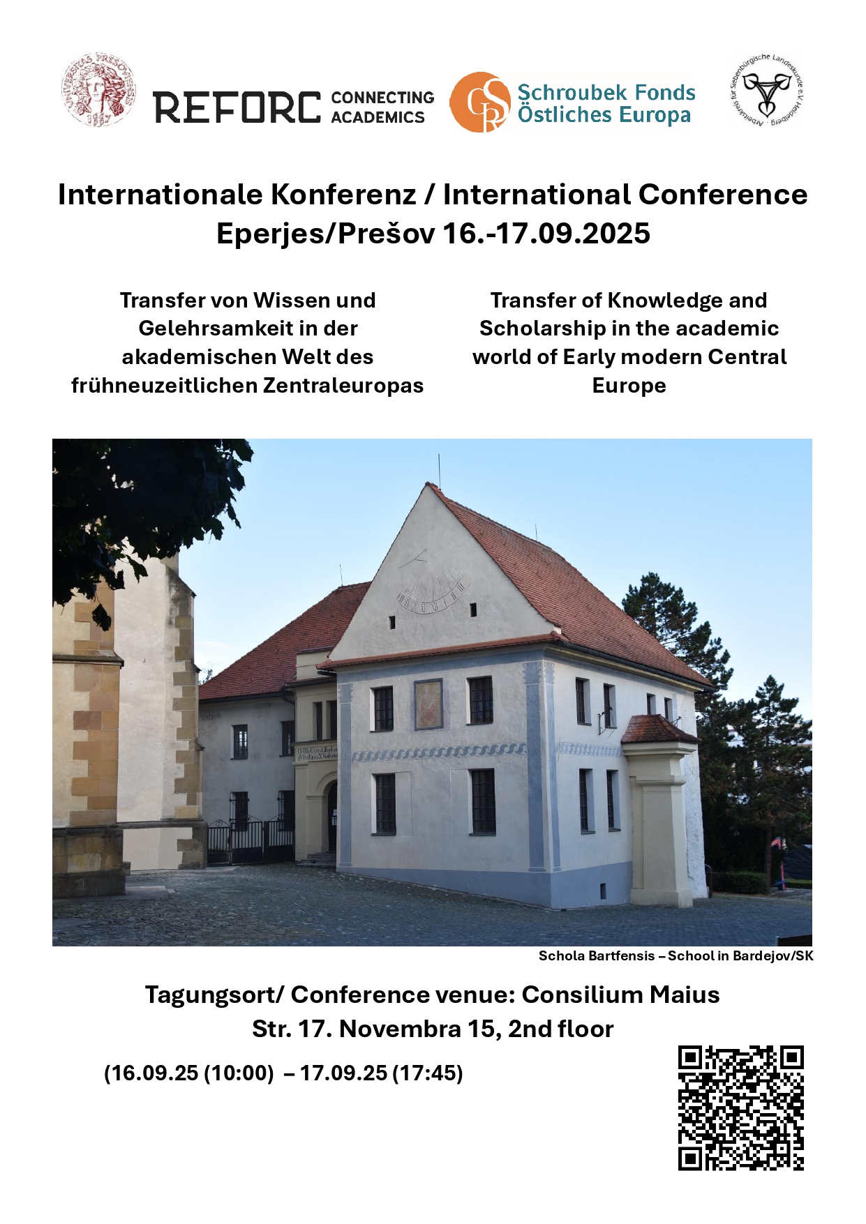 Plagát konferencie