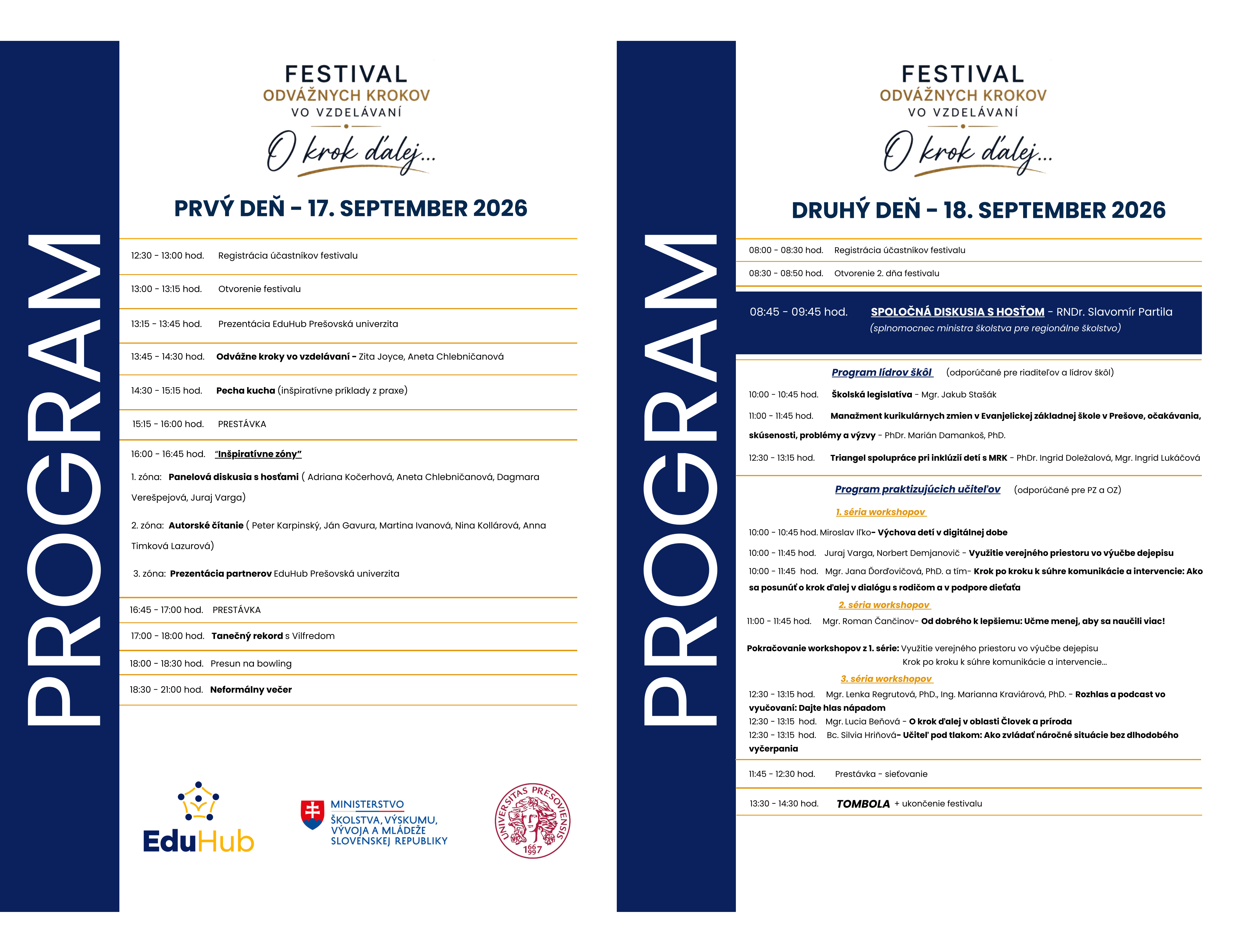 Program festivalu
