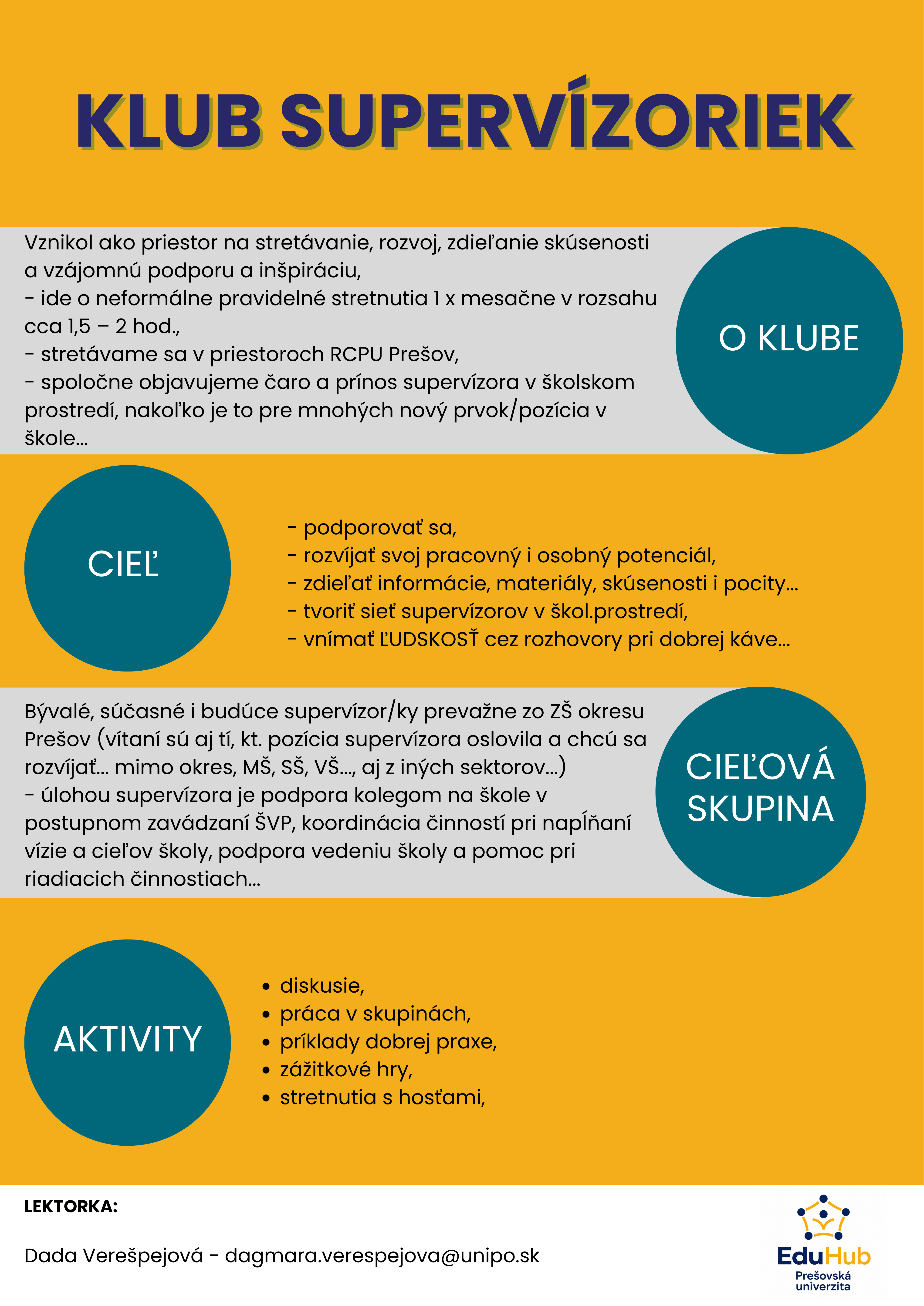 Klub SUPERVÍZORIEK